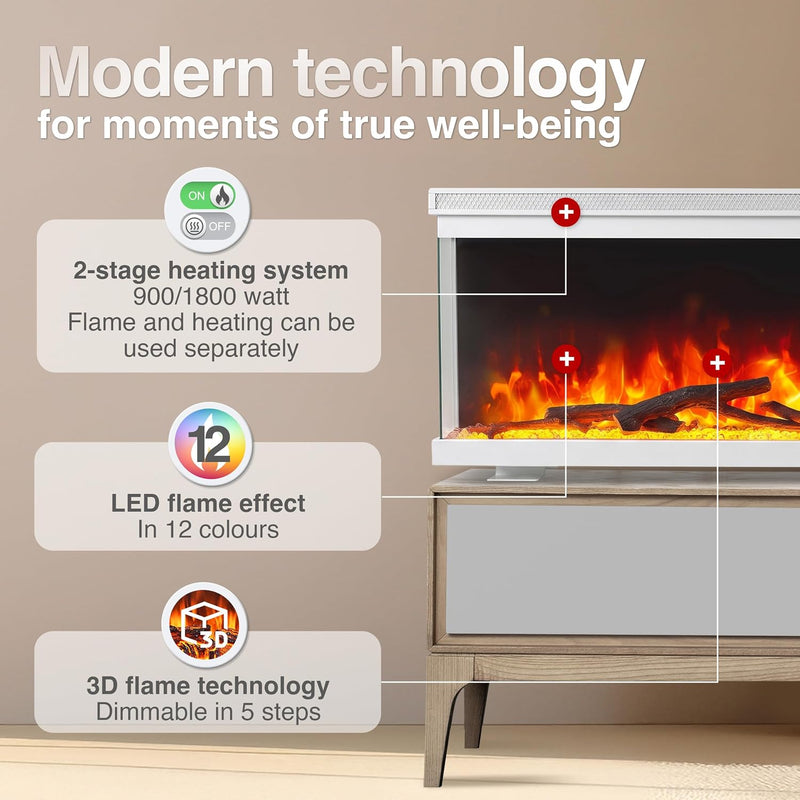 Lea Pro 60 Electric Fire with Heater