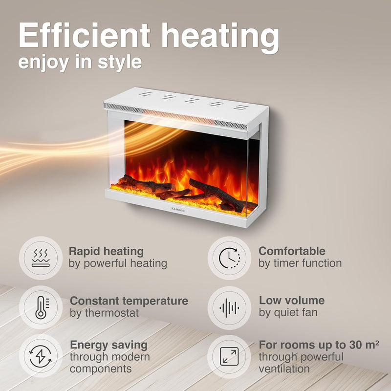 Lea Pro 60 Electric Fire with Heater