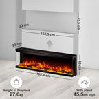 Lea Pro 60 Electric Fire with Heater