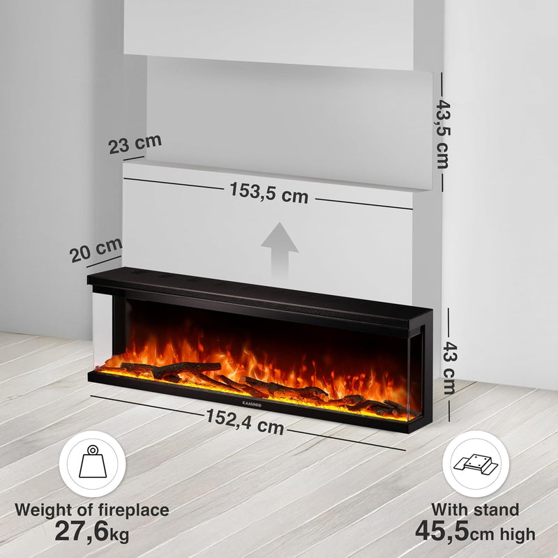 Lea Pro 60 Electric Fire with Heater