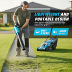 Leaf Blower 20V Cordless Blowers with 2x4.0ah Battery