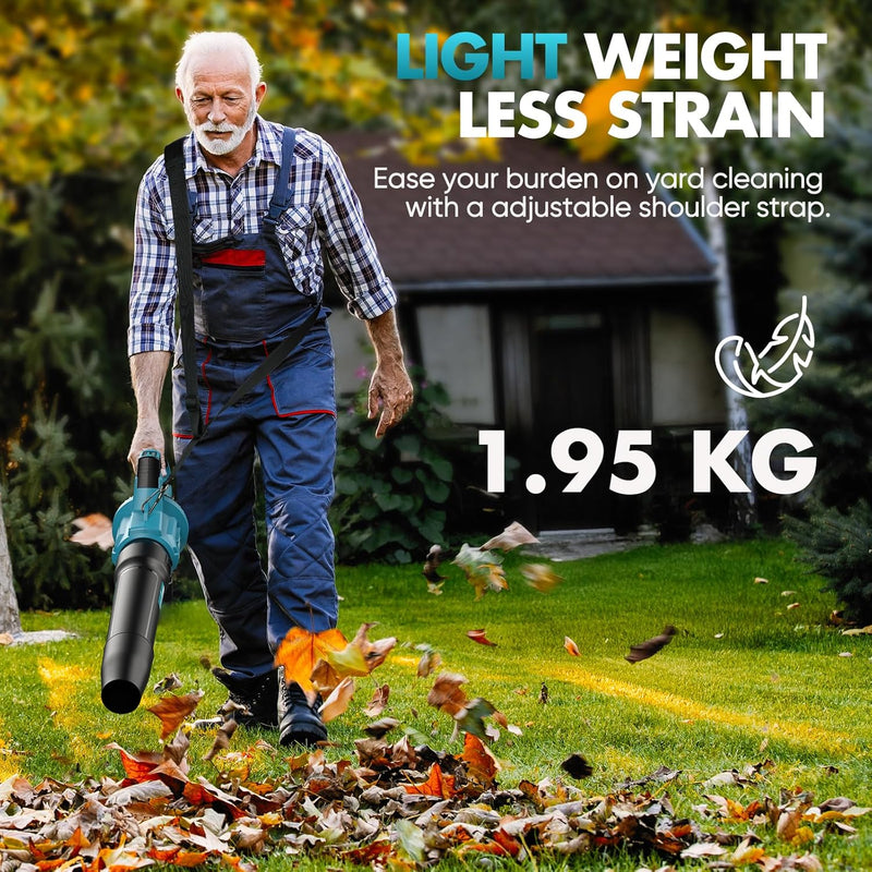 Leaf Blower Cordless 8000mah Battery with Fast Charger
