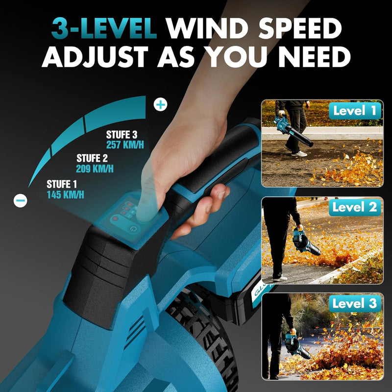 Leaf Blower Cordless 8000mah Battery with Fast Charger