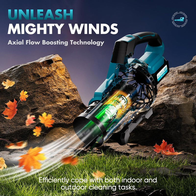 Leaf Blower Cordless 8000mah Battery with Fast Charger