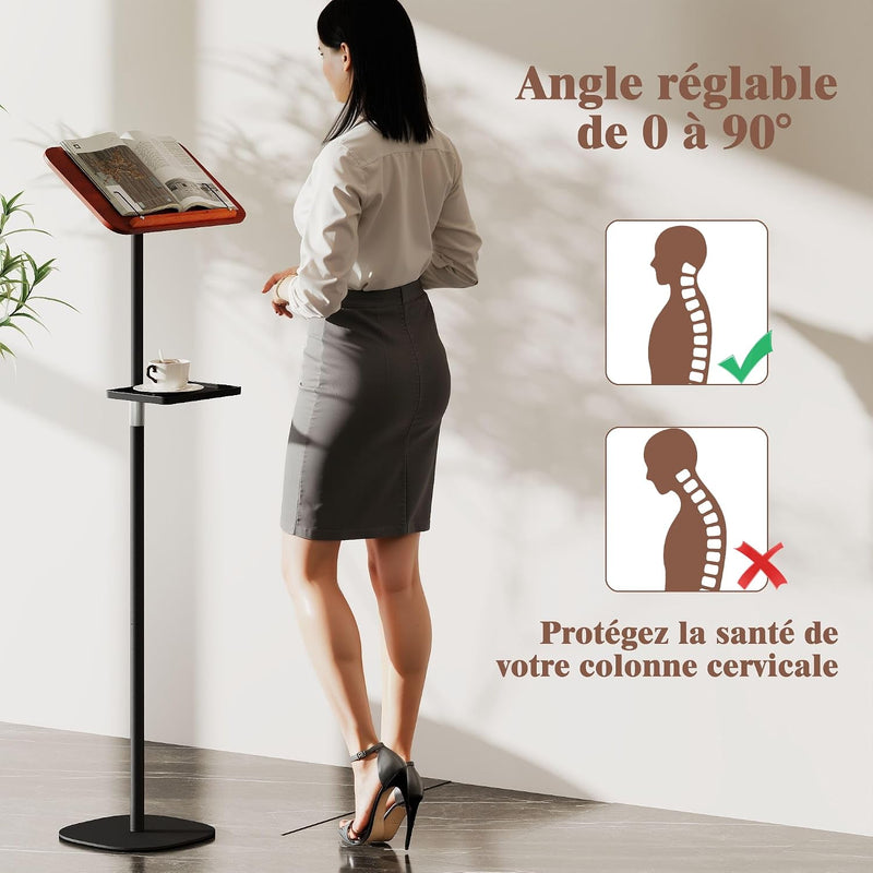Lectern Podium Stand Adjustable 45119CM Portable Standing Desk