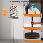 Lectern Podium Stand Adjustable 45119CM Portable Standing Desk