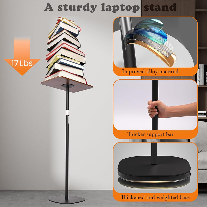 Lectern Podium Stand Adjustable 45119CM Portable Standing Desk