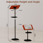 Lectern Podium Stand Adjustable 45119CM Portable Standing Desk