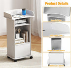 Lecterns Podiums Portable Mobile Wood Lectern Reception Desk