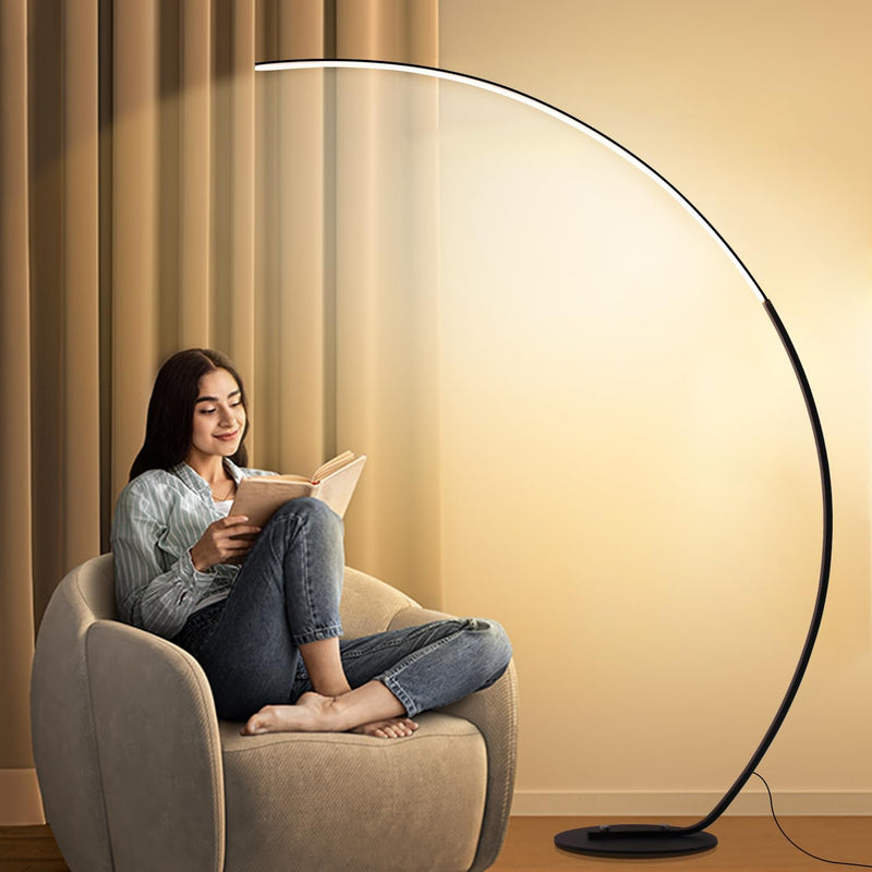 LED Arc Floor Lamp Dimmable Modern Standing