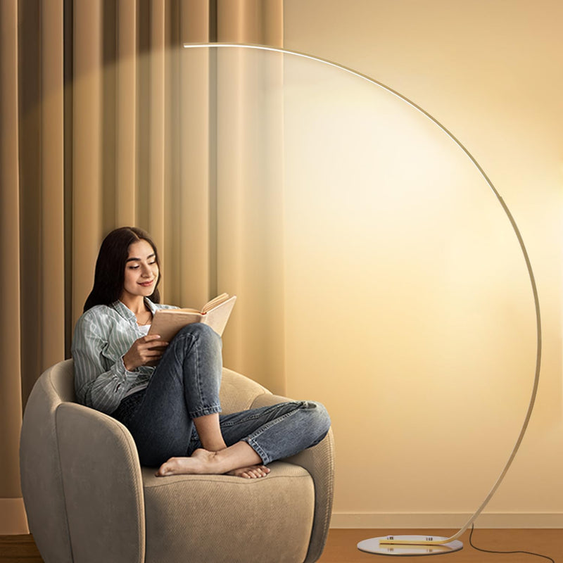 LED Arc Floor Lamp Dimmable Modern Standing
