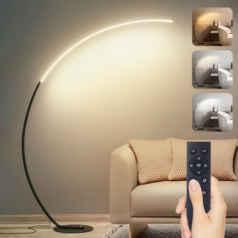 LED Arc Floor Lamp Dimmable Modern Standing