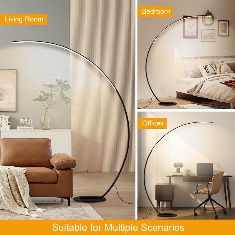 LED Arc Floor Lamp Dimmable Modern Standing
