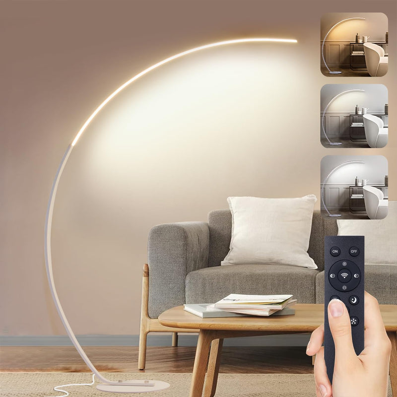 LED Arc Floor Lamp Dimmable Modern Standing