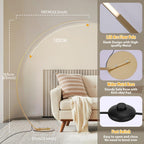 LED Arc Floor Lamp Dimmable Modern Standing