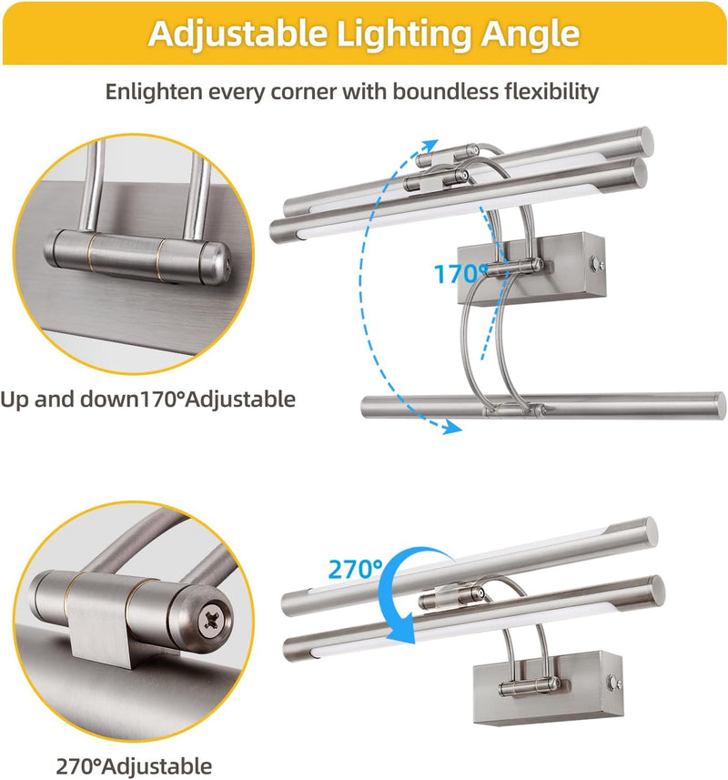 LED Bathroom Vanity Light Fixture 12W 60CM Cabinet