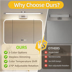 LED Bathroom Vanity Light Fixture 12W 60CM Cabinet