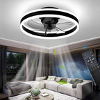 LED Ceiling Fans with Lights Reversible Remote 6