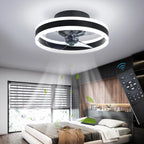 LED Ceiling Fans with Lights Reversible Remote 6