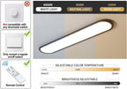 LED Ceiling Light 100CM Ultra-Slim Dimmable Linear Lamp