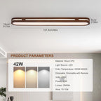 LED Ceiling Light 100CM Ultra-Slim Dimmable Linear Lamp