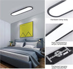 LED Ceiling Light 100CM Ultra-Slim Dimmable Linear Lamp