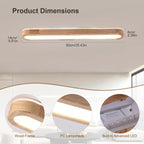 LED Ceiling Light 100CM Ultra-Slim Dimmable Linear Lamp