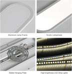LED Ceiling Light 100CM Ultra-Slim Dimmable Linear Lamp