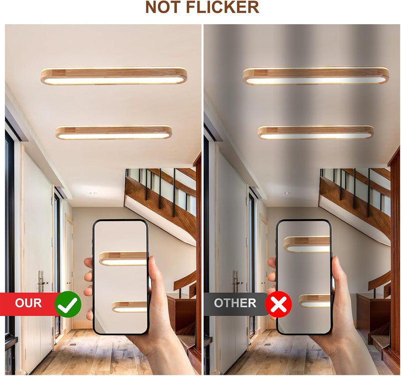 LED Ceiling Light 100CM Ultra-Slim Dimmable Linear Lamp