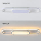 LED Ceiling Light 110CM Dimmable Oval Linear Flush