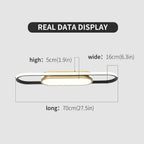 LED Ceiling Light 110CM Dimmable Oval Linear Flush