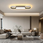 LED Ceiling Light 110CM Dimmable Oval Linear Flush