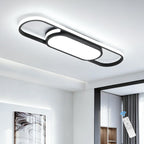 LED Ceiling Light 110CM Dimmable Oval Linear Flush