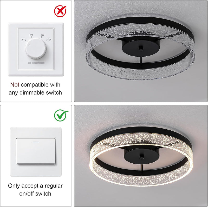 LED Ceiling Light 20W Flush Mount Kitchen Lighting