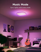 LED Ceiling Light 2400lm Smart Rgbic Lights Round