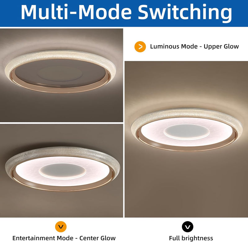 LED Ceiling Light 3000K 4500K 6500K Dimmable