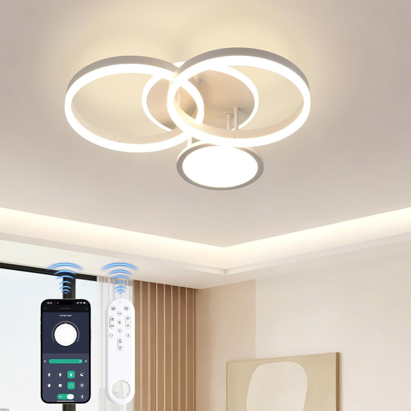 LED Ceiling Light 45W 3771lm Lights for Bedroom