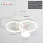 LED Ceiling Light 45W 3771lm Lights for Bedroom