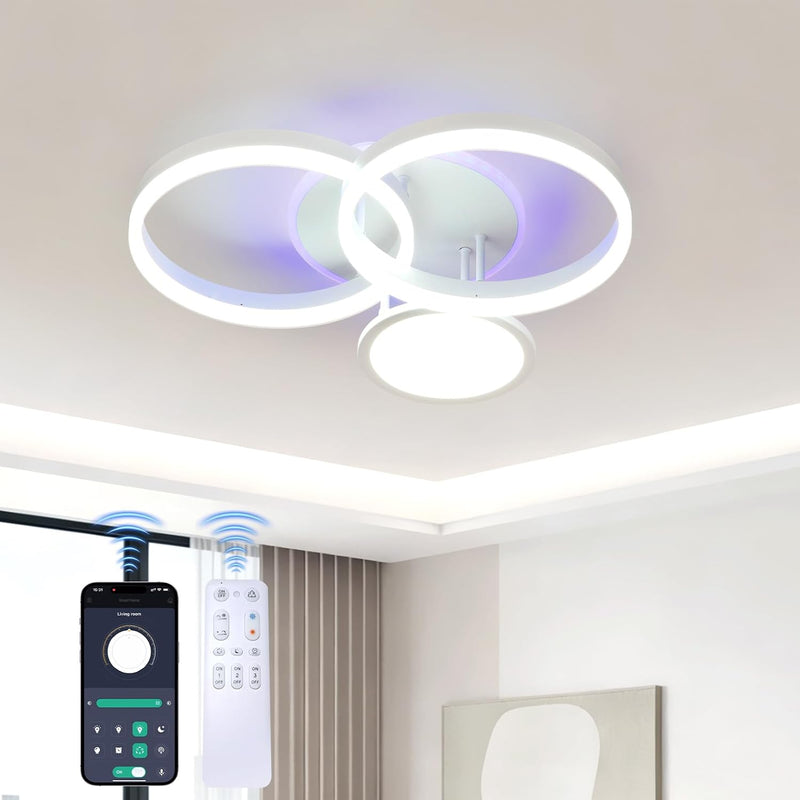 LED Ceiling Light 45W 3771lm Lights for Bedroom