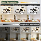 LED Ceiling Light 45W 3771lm Lights for Bedroom