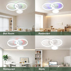 LED Ceiling Light 45W 3771lm Lights for Bedroom