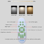 LED Ceiling Light 45W Modern Dimmable Lighting