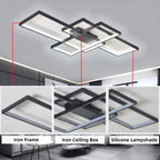 LED Ceiling Light 45W Modern Dimmable Lighting