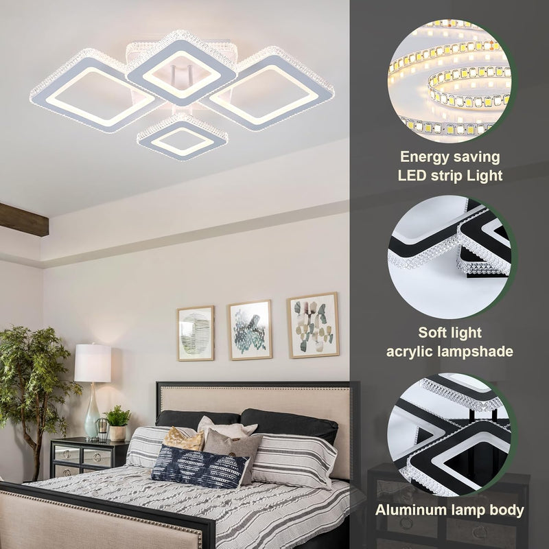 50W LED Ceiling Light 3606lm Dimmable Lights