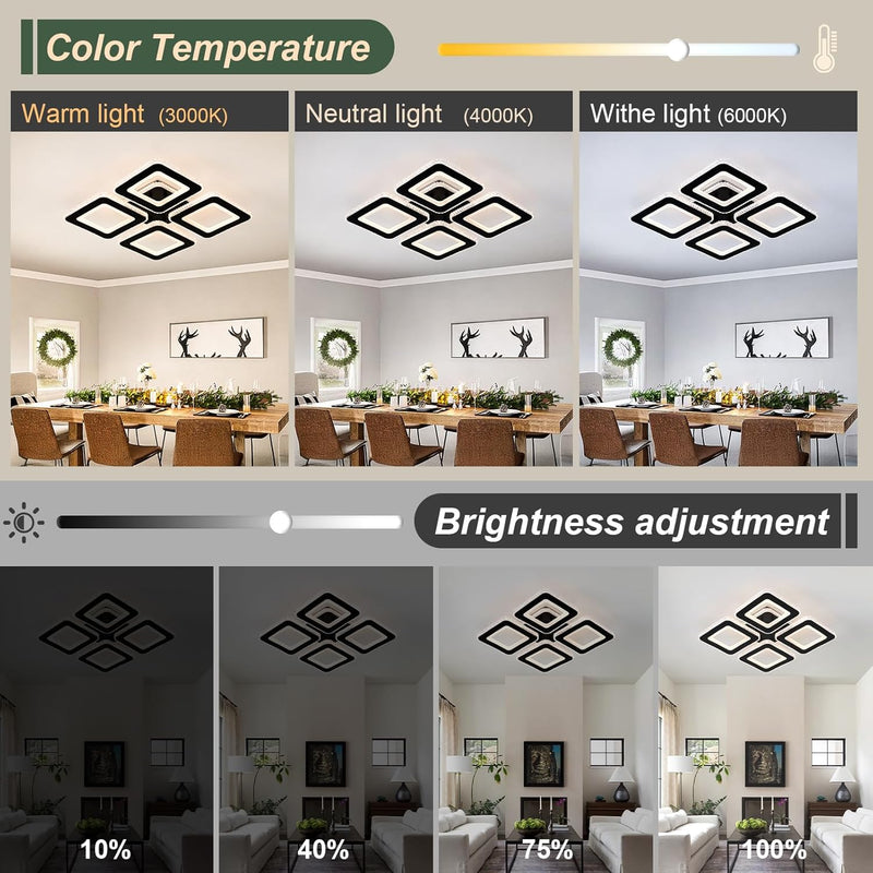 50W LED Ceiling Light 3606lm Dimmable Lights