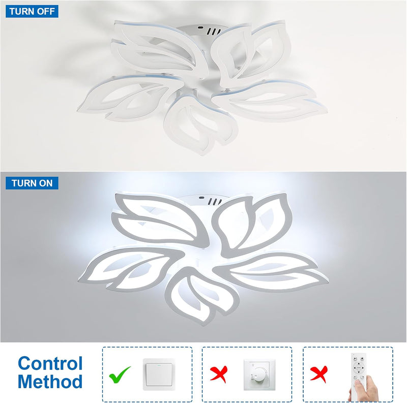 LED Ceiling Light 60W 5400lm Modern Design Lighting