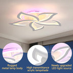 LED Ceiling Light 70W Dimmable 8-Petal Lamp