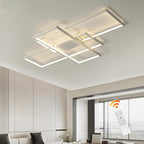 LED Ceiling Light 75W Modern Lamp 3-Squares Aluminium
