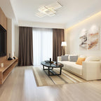 LED Ceiling Light 75W Modern Lamp 3-Squares Aluminium