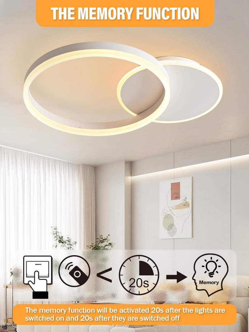 LED Ceiling Light Creative Aluminium Lamp 54W 5400lm
